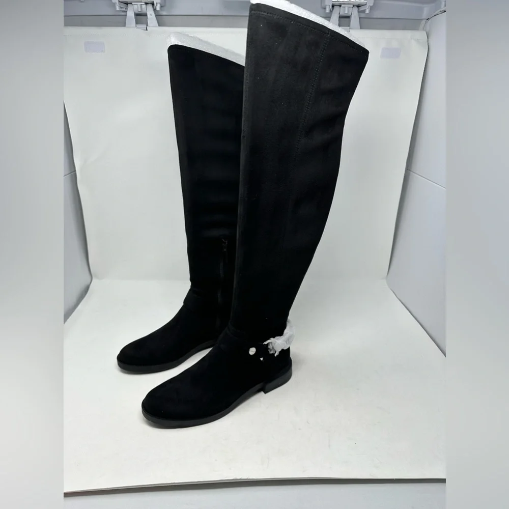 Calvin Klein Women's Akia Over-The-Knee Boot Faux Suede Size 6 M New in Box.